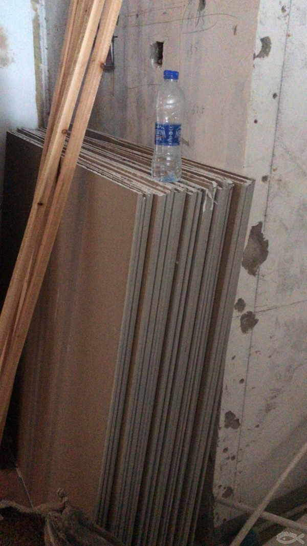 木作進場，我們家不懂是不是第一家泥水和木作一起施工的